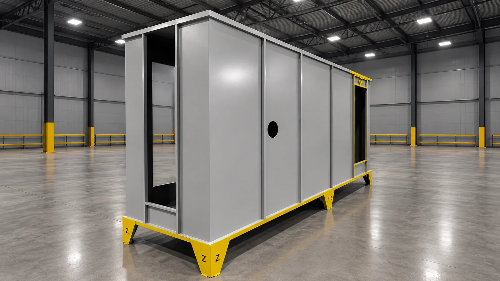 Cabine Zoemaq dupla oposta para pintura eletrostática